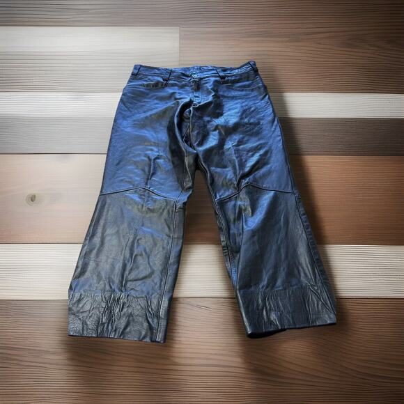 Lot Of Leather Motorcycle Apparel.